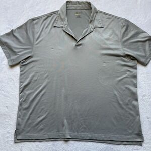 IZOD Performance Golf Polo Men's XXL Gray Short Sleeve Sport Flex Cool-FX